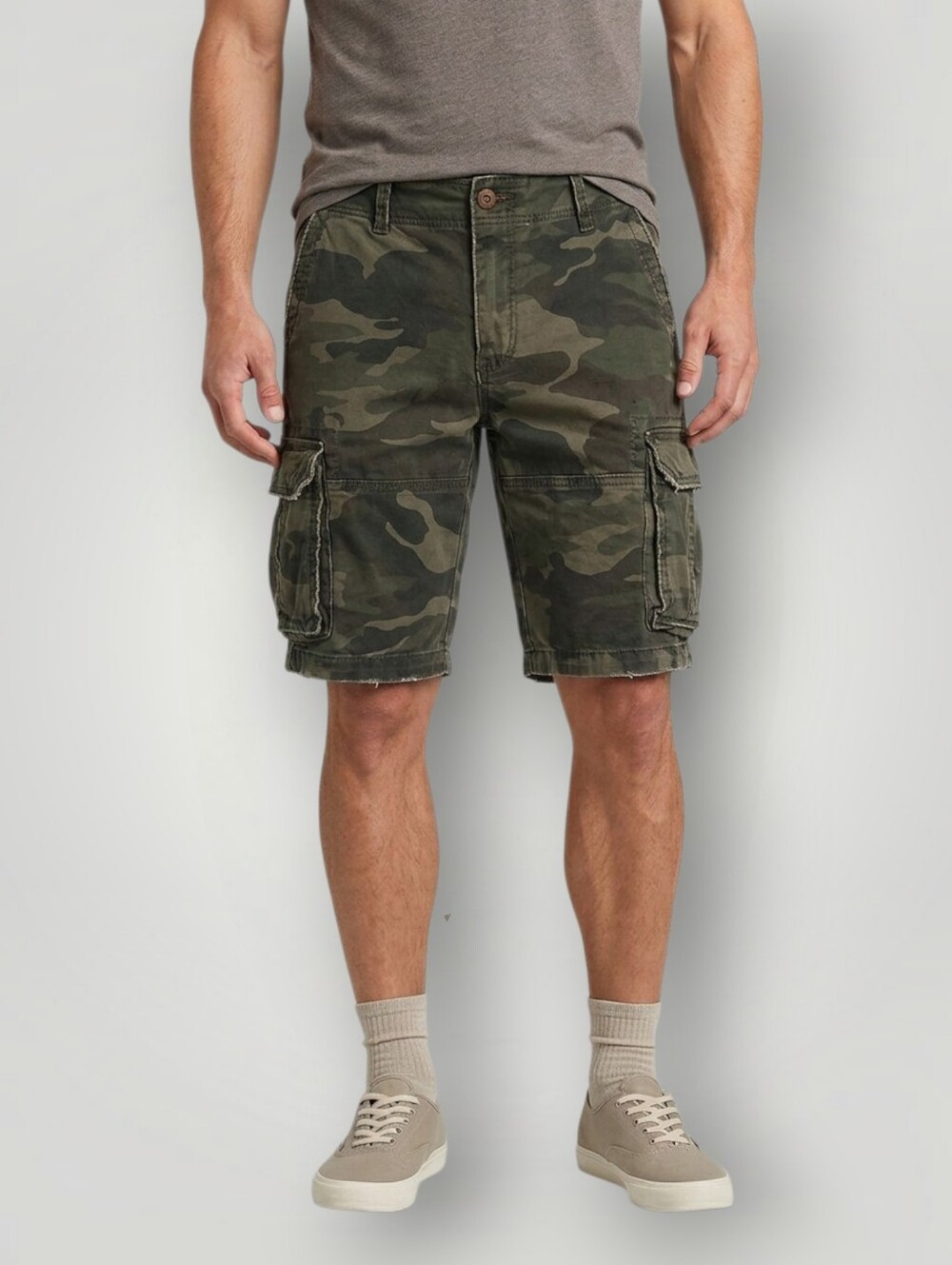 Hollister Cali Longboard Cargo Short Epic Flex Mens 34 Camo Y2K Streetwear